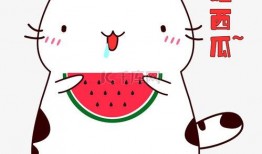 粉色吃瓜表情包图片,表情包里的夏日风情