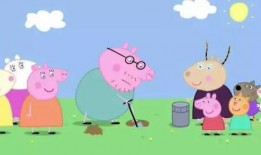 动画小猪吃瓜,欢乐田园趣事多